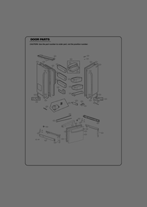 Door Parts Diagram and Parts List for GR-L268LSTM ASTCSE0 LG Refrigerator
