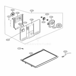 Freezer Parts Diagram and Parts List for 78032 ASWCSE6 LG Refrigerator