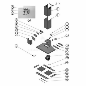 Part Location Diagram of EBZ63405048 LG COVER,PCB,PART