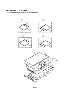Refrigerator Parts Diagram and Parts List for LFXC22525D ASBCNA0 LG Refrigerator