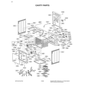Section 5 Diagram and Parts List for LRE30757ST ASTLLGA LG Range