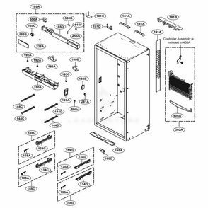 Part Location Diagram of MCR67189001 LG DECOR,CASE