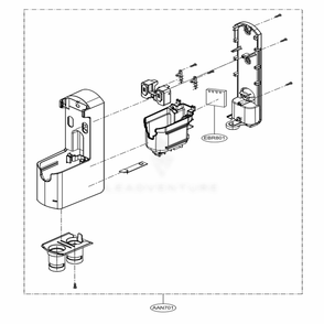 Base Assembly Body Diagram and Parts List for A907GMS AIGELGA LG Upright Vacuum