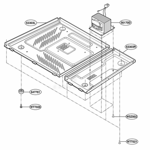 Base Plate Parts Diagram and Parts List for MA1103B BKEGSE LG Range