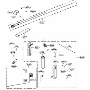 Ice Water Part Diagram and Parts List for SKSCR3001P ASWCNA0 LG Range