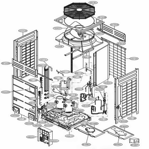 Part Location Diagram of TBZ37996101 LG COMPRESSOR SET,KOREA