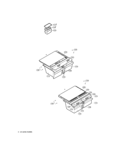 Part Location Diagram of 4890JL1002J LG GLASS,SHELF