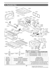 Diagram 1 Diagram and Parts List for ARNU073MAA4 ANWHLUS LG Air Conditioner