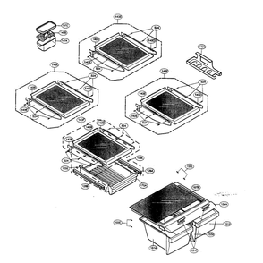 Refrigerator Diagram and Parts List for LFC22740SB  LG Refrigerator