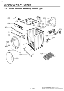 Diagram 2 Diagram and Parts List for W3S1CVU2EVS ABLEUUS LG Washer