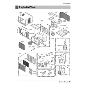 Part Location Diagram of AEB75184503 LG GRILLE ASSEMBLY,FRONT