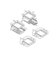 Refrigerator Parts Diagram and Parts List for LRDN20724SB  LG Refrigerator