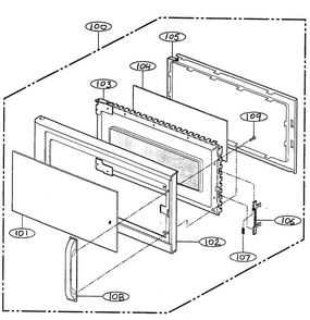 Part Location Diagram of 3828W5A0709 LG MANUAL,OWNERS