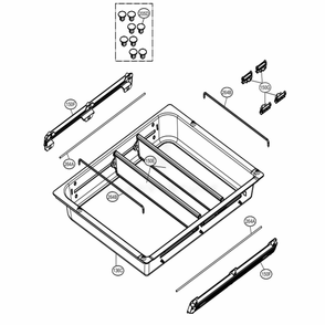 Customchill Parts Diagram and Parts List for 72483 ASTCSE0 LG Refrigerator