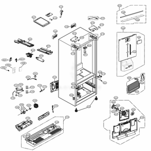 Part Location Diagram of ABH76379902 LG BUTTON ASSEMBLY