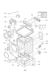 Part Location Diagram of MBN63106102 LG CASE