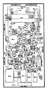 Power And Control Circuit Board Part No. 500886 Diagram and Parts List for 7218815180  Kenmore Microwave