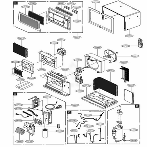 Part Location Diagram of MDQ63677201 LG FRAME