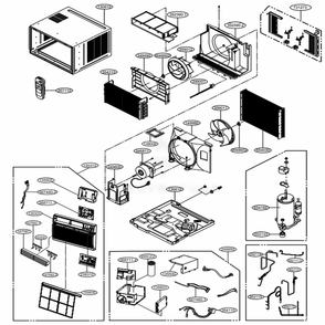 Part Location Diagram of AEB75145206 LG GRILLE ASSEMBLY,FRONT