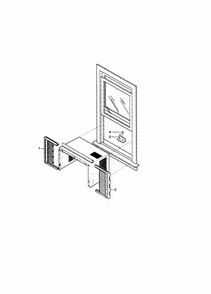 Installation Kit Diagram and Parts List for 58079056890  Kenmore Air Conditioner