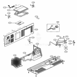Part Location Diagram of EBR87145165 LG PCB ASSEMBLY,MAIN