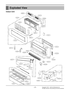 Part Location Diagram of EBR36985222 LG PCB ASSEMBLY,SUB