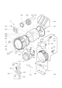 Part Location Diagram of MCQ67392401 LG Damper