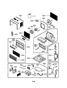 Part Location Diagram of 4995A10113G LG CASE ASSEMBLY,CONTROL