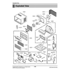 Part Location Diagram of AEB74085903 LG GRILLE ASSEMBLY,FRONT