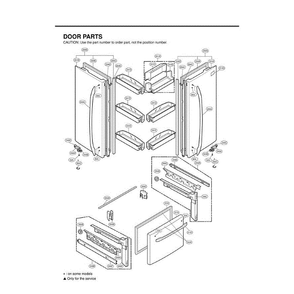 Section 3 Diagram and Parts List for LFC21770ST AST3LGA LG Refrigerator