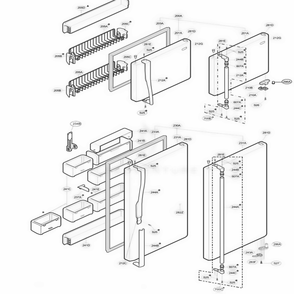 Part Location Diagram of 3650JJ1011A LG Handle,Decor