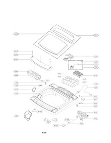 Part Location Diagram of ACZ73270501 LG DISPENSER ASSEMBLY