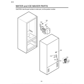 Section 5 Diagram and Parts List for LFC20760SB AWBCLGY LG Refrigerator