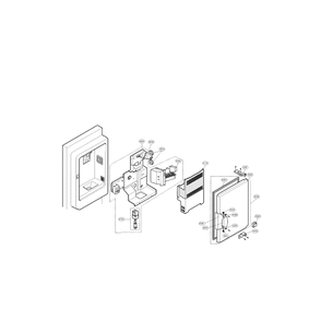 Ice Bank Part Diagram and Parts List for LFX25950TT 00 LG Refrigerator