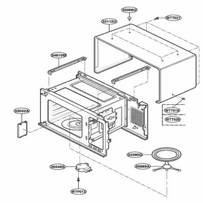 Part Location Diagram of 3112W0U023W LG CASE,U BENDING