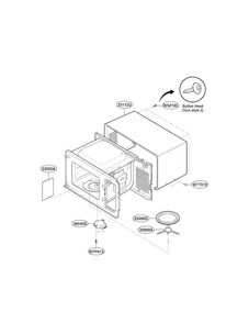 Part Location Diagram of 3112W1F060U LG CASE,FLAT