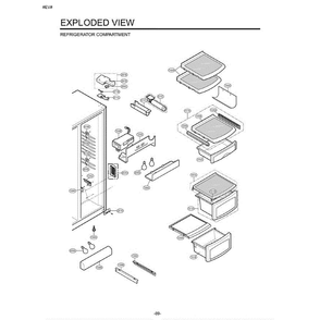 Section 4 Diagram and Parts List for LSC27931SB AWBCLGA LG Refrigerator