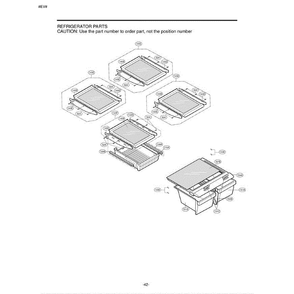 Section 5 Diagram and Parts List for LBN22515SB AWBCLGG LG Refrigerator