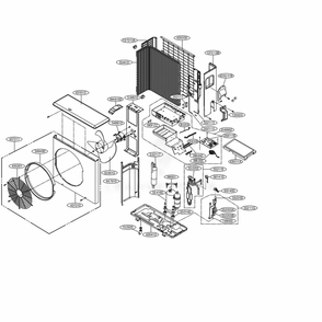 Part Location Diagram of ABQ75520106 LG CASE ASSEMBLY,CONTROL(OUTDOOR)