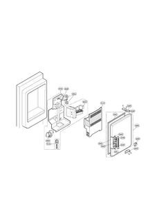 Ice Bank Parts Diagram and Parts List for LFX21975ST 03 LG Refrigerator