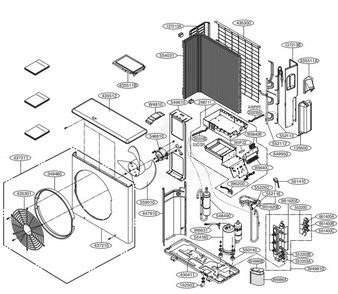 Part Location Diagram of AGL32105610 LG PANEL ASSEMBLY,FRONT(OUT