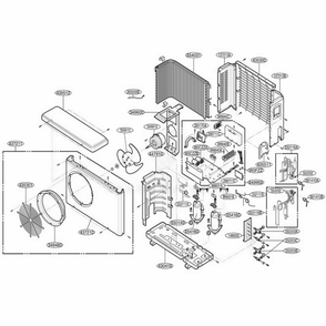 Part Location Diagram of 2H01890D LG VALVE,SERVICE