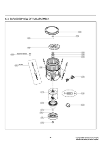 Part Location Diagram of AAS73229404 LG BELLOWS ASSEMBLY