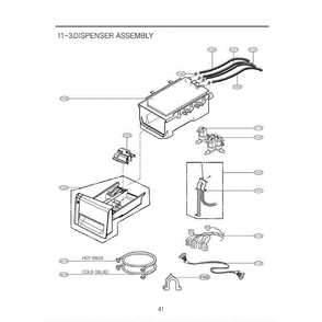 Section 2 Diagram and Parts List for CW2079CWD ABWEELC LG Washer