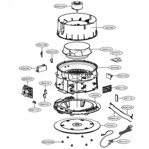 Part Location Diagram of EBR76347701 LG PCB ASSEMBLY,SUB