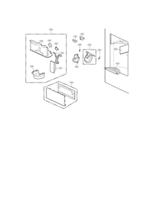 Part Location Diagram of MBN63022801 LG CASE,PCB