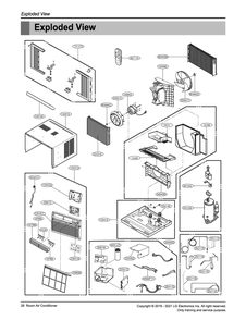 Part Location Diagram of MFH62743607 LG LG