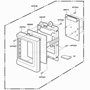 Part Location Diagram of 4781W1M033T LG CONTROLLER Assembly,MICO