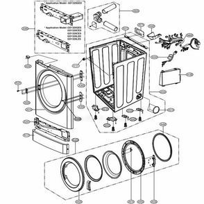 Part Location Diagram of EAD61177504 LG HARNESS,MULTI