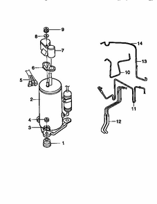 Part Location Diagram of 5425AR2728B LG CAPILLARY Assembly